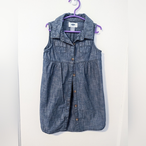✨3/$20 5T Old Navy Denim Dress - Picture 1 of 2